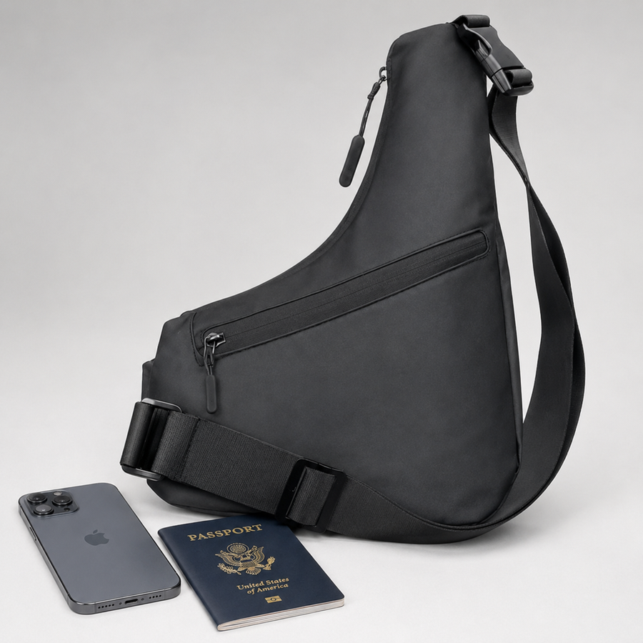 Back-facing secret pocket